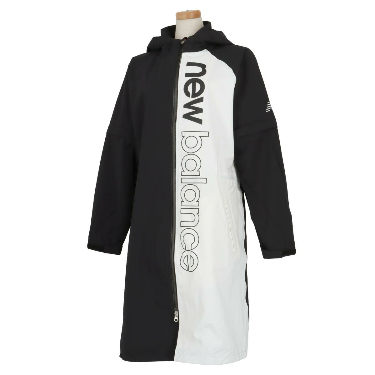 ニューバランスゴルフ　レディース 軽量 ストレッチ 2WAY レインウェア ワンピース 012-3988502　2023年モデル ブラック（010）