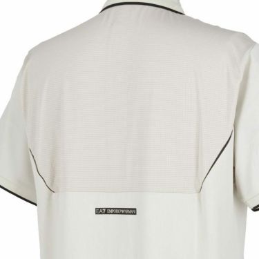 エンポリオ アルマーニ EA7　メンズ メッシュ生地 ライン配色 半袖 ポロシャツ 3RPF07 PJMLZ　2023年モデル 詳細5