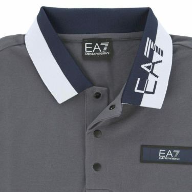 エンポリオ アルマーニ EA7　メンズ ロゴジャカード 半袖 ポロシャツ 3RPF09 PJ04Z　2023年モデル 詳細4