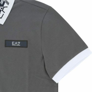 エンポリオ アルマーニ EA7　メンズ ロゴジャカード 半袖 ポロシャツ 3RPF09 PJ04Z　2023年モデル 詳細5