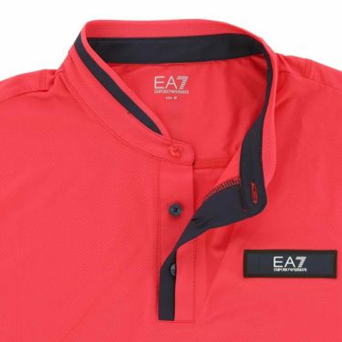 エンポリオ アルマーニ EA7　メンズ メッシュ生地 半袖 バンドカラー ポロシャツ 3RPT21 PJMMZ　2023年モデル 詳細3