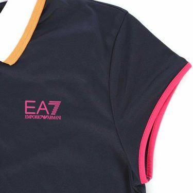 エンポリオ アルマーニ EA7　レディース バックメッシュライン 半袖 キャップスリーブ ポロシャツ 3RTF02 TJLDZ　2023年モデル 詳細5