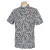 プーマ PUMA　メンズ ロゴ刺繍 総柄 グラフィックプリント 半袖 ポロシャツ 622405　2023年モデル ネイビーブレザー（02）