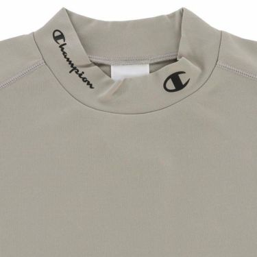 チャンピオンゴルフ ChampionGOLF　メンズ ロゴデザイン ストレッチ 半袖 モックネックシャツ C3-XG310　2023年モデル 詳細3