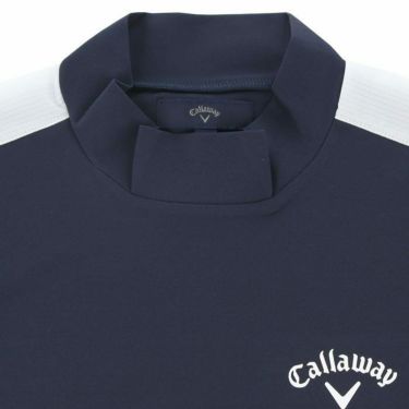 キャロウェイ Callaway　レディース 生地切替 半袖 モックネックシャツ C23134233　2023年モデル 詳細5