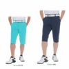 ブリヂストンゴルフ　メンズ 撥水 ロゴプリント ストレッチ 6分丈 パンツ 3GY03S　2023年モデル