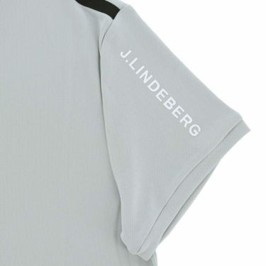 Jリンドバーグ J.LINDEBERG　メンズ ロゴプリント ショルダーライン 半袖 ポロシャツ 071-28461　2023年モデル 詳細5