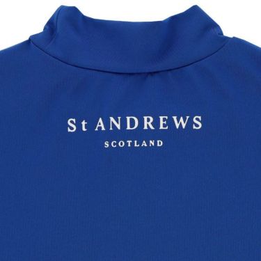 セントアンドリュース St ANDREWS　レディース ロゴテープ ベア天竺 ストレッチ 半袖 ハイネックシャツ 043-3167352　2023年モデル 詳細5