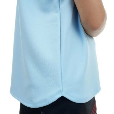 トミー ヒルフィガー ゴルフ　レディース アーチロゴプリント ストレッチ 半袖 モックネックシャツ THLA312　2023年モデル 詳細5