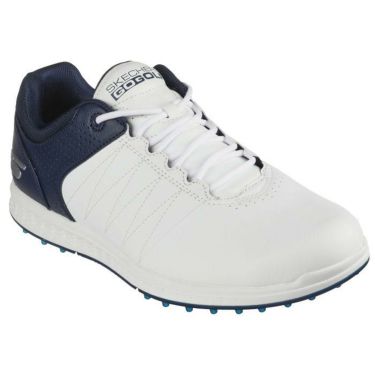 スケッチャーズ SKECHERS　GO GOLF ピボット　メンズ スパイクレス ゴルフシューズ 54545 WHITE/NAVY（WNV）