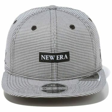 ニューエラ NEW ERA　フラットブリム キャップ 9FIFTY Original Fit Houndstooth ハウンズトゥース 13517900 グレー　2023年モデル 詳細1