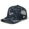 ニューエラ NEW ERA　キャップ 9FORTY A-Frame トラッカー Splash Print スプラッシュペイント 13517925 インディゴデニム　2023年モデル インディゴデニム（13517925）