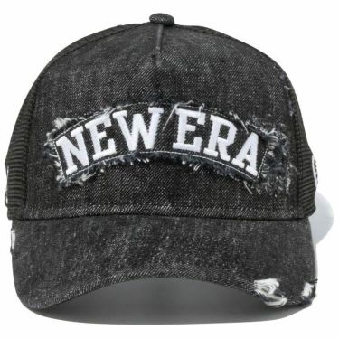 ニューエラ NEW ERA　キャップ 9FORTY A-Frame トラッカー Damage Denim ダメージデニム 13517951 ブラック　2023年モデル 詳細1