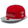 ニューエラ NEW ERA　キャップ 59FIFTY Budweiser バドワイザー ラベルロゴ 13534564 スカーレット　2023年モデル スカーレット（13534564）