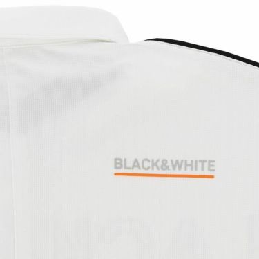 ブラック＆ホワイト Black＆White　ホワイトライン レディース ビッグロゴプリント 配色切替 半袖 ポロシャツ BLS9603WM　2023年モデル 詳細6