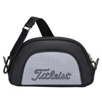 タイトリスト Titleist　レディース ライトウェイト クラッチバッグ TA23CWLWK 01 ブラック×ホワイト　2023年モデル