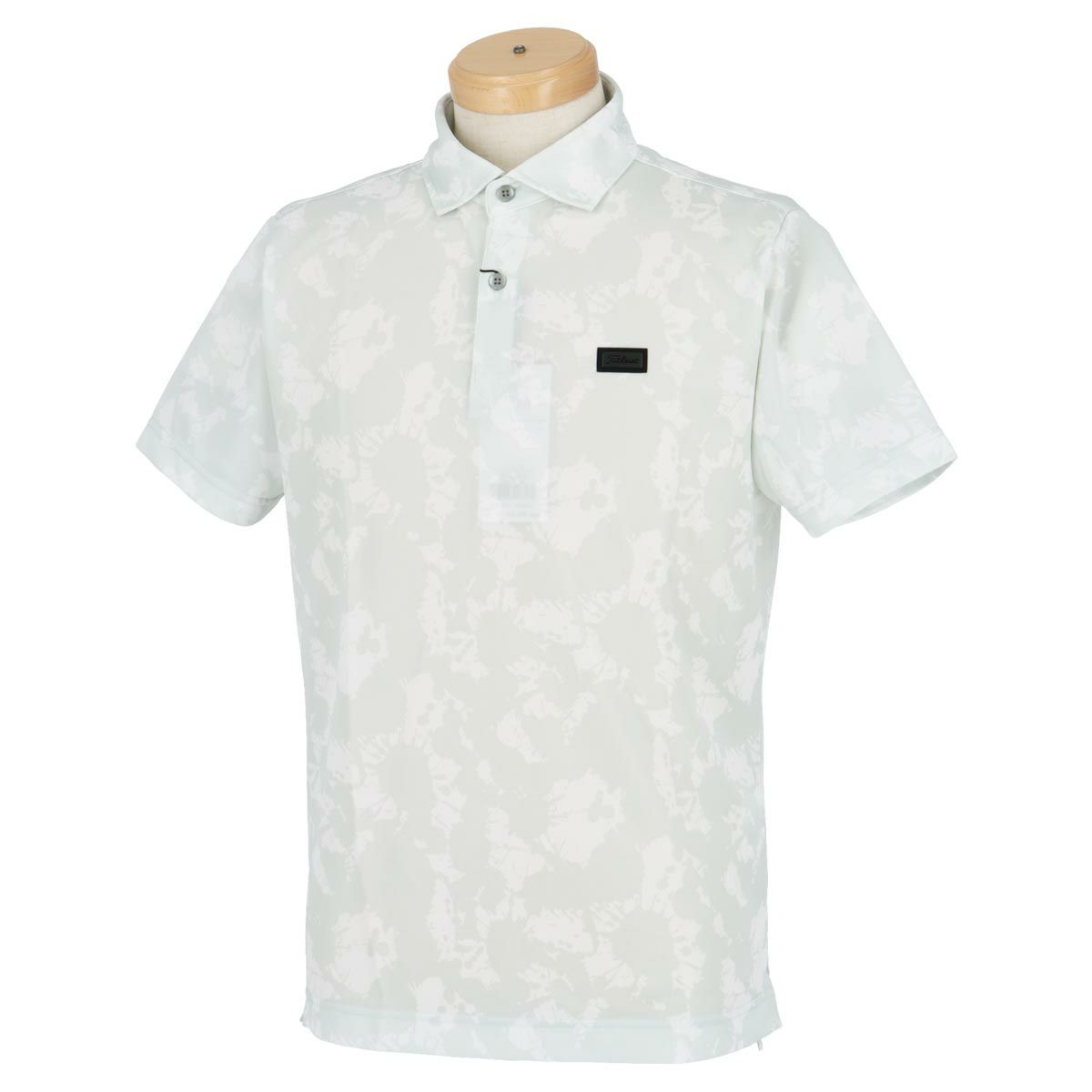 タイトリスト Titleist　メンズ スプラッシュ柄 半袖 ポロシャツ TKPMS122J　2023年モデル ライトグレー（08）