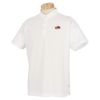ビバハート VIVA HEART　メンズ FRUIT OF THE LOOM コラボ ワッペン バックプリント 半袖 ポロシャツ 011-28540　2023年モデル オフホワイト（05）