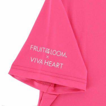ビバハート VIVA HEART　レディース FRUIT OF THE LOOM コラボ ストレッチ 半袖 モックネックシャツ 2枚組 012-28541　2023年モデル 詳細5