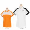 ニューバランスゴルフ　レディース SPORT ロゴプリント メッシュ生地 配色切替 半袖 ポロシャツ 012-3160501　2023年モデル