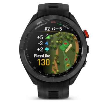 Garmin ガーミン　Approach S70 47mm ブラック AMOLEDディスプレイ Suica対応　010-02746-22　詳細3