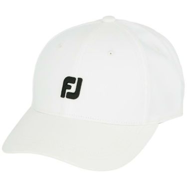 フットジョイ FootJoy　メンズ ベーシック キャップ FH23ABSC-1 ホワイト　2023年モデル ホワイト（1）