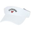 キャロウェイ Callaway　レディース ロゴ刺繍 パイル サンバイザー C23191220 1030 ホワイト　2023年モデル ホワイト（1030）
