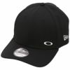 オークリー OAKLEY　メンズ New Eraコラボ 39THIRTY TINFOIL CAP 2.0 ロゴ刺繍 キャップ FOS900269 02E ブラックアウト　2023年モデル ブラックアウト（02E）
