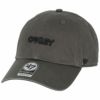 オークリー OAKLEY　メンズ '47コラボ REMIX DAD HAT ロゴ刺繍 6パネル キャップ FOS901220 25N ユニフォームグレー　2023年モデル ユニフォームグレー（25N）