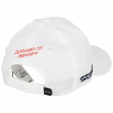オークリー OAKLEY　メンズ OAKLEY FIXED CAP 23.0 ロゴ刺繍 キャップ FOS901397 100 ホワイト　2023年モデル 詳細1