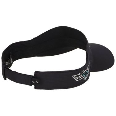 オークリー OAKLEY　メンズ OAKLEY FIXED VISOR 23.0 ロゴ刺繍 サンバイザー FOS901403 02E ブラックアウト　2023年モデル 詳細1