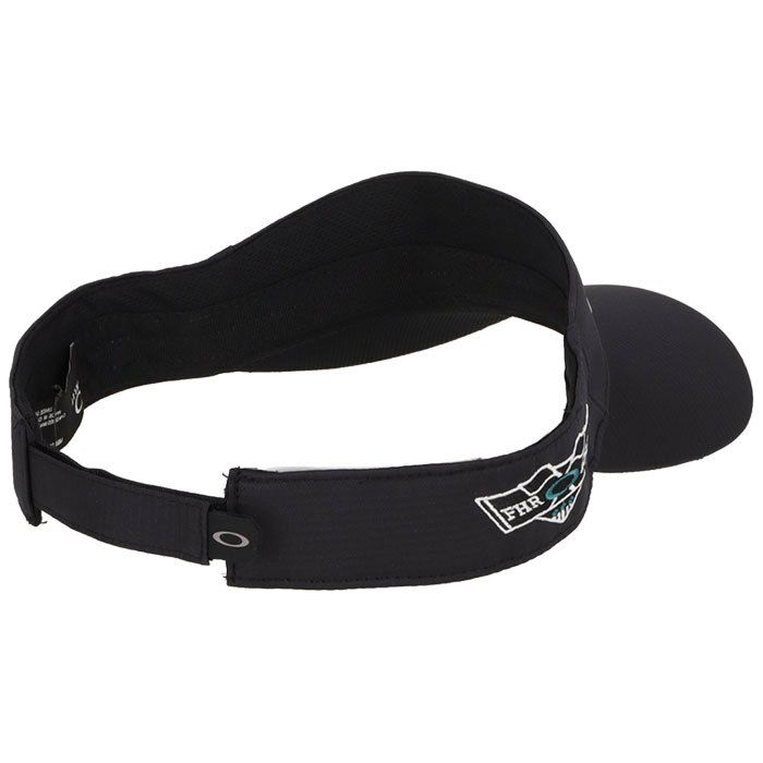 オークリー OAKLEY　メンズ OAKLEY FIXED VISOR 23.0 ロゴ刺繍 サンバイザー FOS901403 02E ブラックアウト　2023年モデル 詳細1