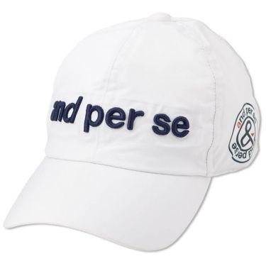 アンパスィ and per se　メンズ ロゴデザイン レイン キャップ AUS8433 10 ホワイト　2023年モデル ホワイト（10）