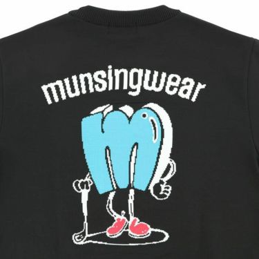 マンシングウェア Munsingwear　メンズ ロゴデザイン ジャガード 長袖 クルーネック セーター MEMVJL03　2023年モデル 詳細6