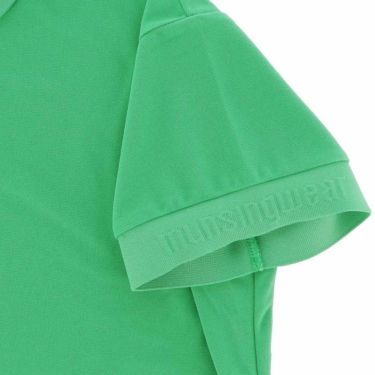 マンシングウェア Munsingwear　レディース ロゴ刺繍 パイル生地 半袖 スキッパーカラー シャツ MEWVJA07　2023年モデル 詳細6