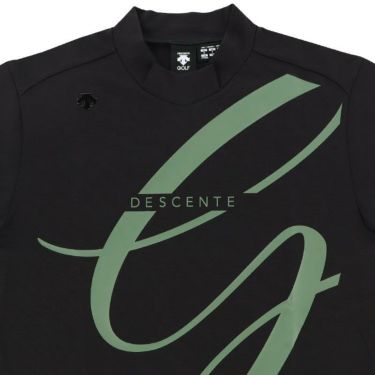 デサントゴルフ DESCENTE GOLF　メンズ ロゴデザインプリント ストレッチ 半袖 モックネックシャツ DGMVJA21　2023年モデル 詳細5