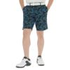 セントアンドリュース St ANDREWS　メンズ 総柄 パームリーフプリント ショートパンツ 042-3132553　2023年モデル ブラック（010）