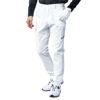 マンシングウェア Munsingwear　メンズ ロゴプリント ストレッチ ロングパンツ MEMVJD05　2023年モデル ホワイト（WH00）