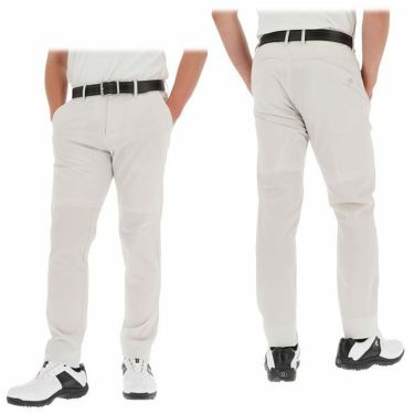 デサントゴルフ DESCENTE GOLF　メンズ ロゴプリント サッカー生地 ストレッチ ロングパンツ DGMVJD06　2023年モデル 詳細2