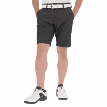 デサントゴルフ DESCENTE GOLF　メンズ ロゴプリント 2WAYストレッチ ショートパンツ DGMVJD53　2023年モデル ブラック（BK00）