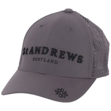 セントアンドリュース St ANDREWS　パンチング メッシュ キャップ 042-3187553 021 グレー　2023年モデル グレー（021）