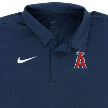 ナイキ NIKE　Team Agility Logo Franchise Polo Los Angeles Angels MLB ロサンゼルス・エンゼルス メンズ 半袖 ポロシャツ NKNB-44B-ANG-03S MIDNIGHT NAVY　2023年モデル 詳細3