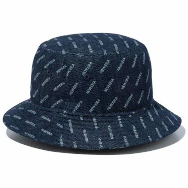 ニューエラ NEW ERA　ハット バケット01 Denim Monogram デニム モノグラム 13515825 インディゴデニム　2023年モデル 詳細1