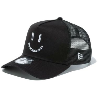 ニューエラ NEW ERA　キャップ 9FORTY A-Frame トラッカー Smile US NEWERA 1920 13515894 ブラック　2023年モデル ブラック（13515894）