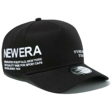 ニューエラ NEW ERA　キャップ 9FORTY A-Frame Side typography 13515958 ブラック　2023年モデル ブラック（13515958）