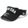 ニューエラ NEW ERA　サンバイザー Diamond Era ダイアモンドエラ アーチロゴ 13517838 ブラック　2023年モデル ブラック（13517838）