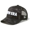 ニューエラ NEW ERA　キャップ 9FORTY A-Frame トラッカー Brushed Camo ブラッシュドカモ 13517959 ブラック　2023年モデル ブラック（13517959）