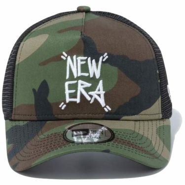 ニューエラ NEW ERA　キャップ 9FORTY A-Frame トラッカー Tagging NEW ERA 13515881 ウッドランドカモ　2023年モデル 詳細1