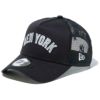 ニューエラ NEW ERA　キャップ 9FORTY A-Frame トラッカー MLB Mesh Embroidery ニューヨーク・ヤンキース 13515910 ネイビー　2023年モデル ネイビー（13515910）