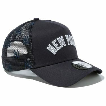 ニューエラ NEW ERA　キャップ 9FORTY A-Frame トラッカー MLB Mesh Embroidery ニューヨーク・ヤンキース 13515910 ネイビー　2023年モデル 詳細1